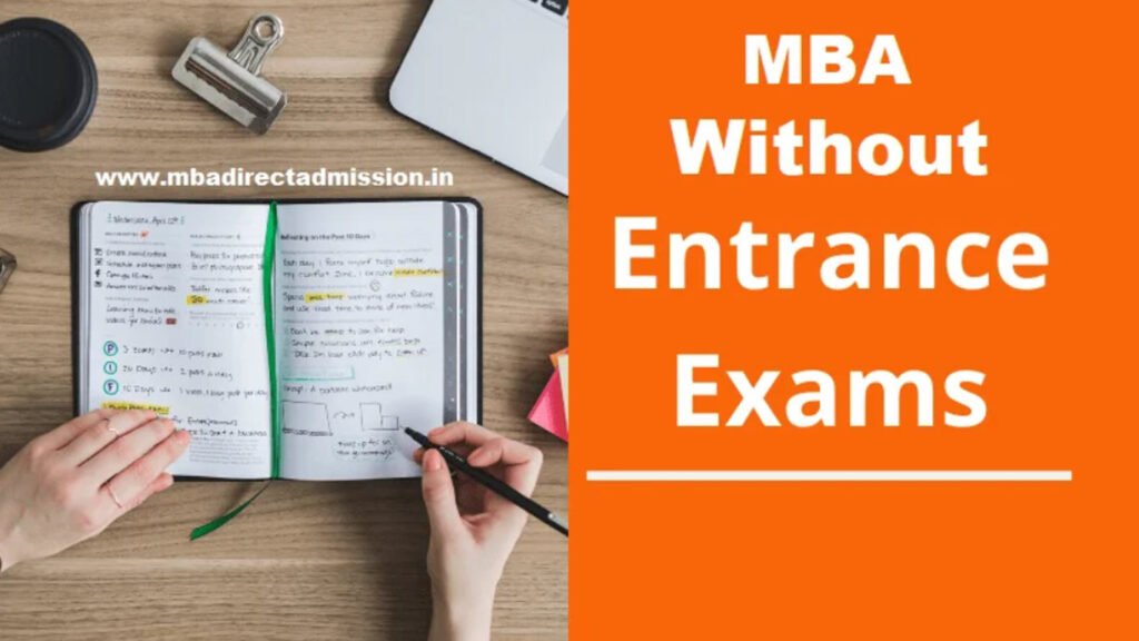 MBA Admission without entrance exam